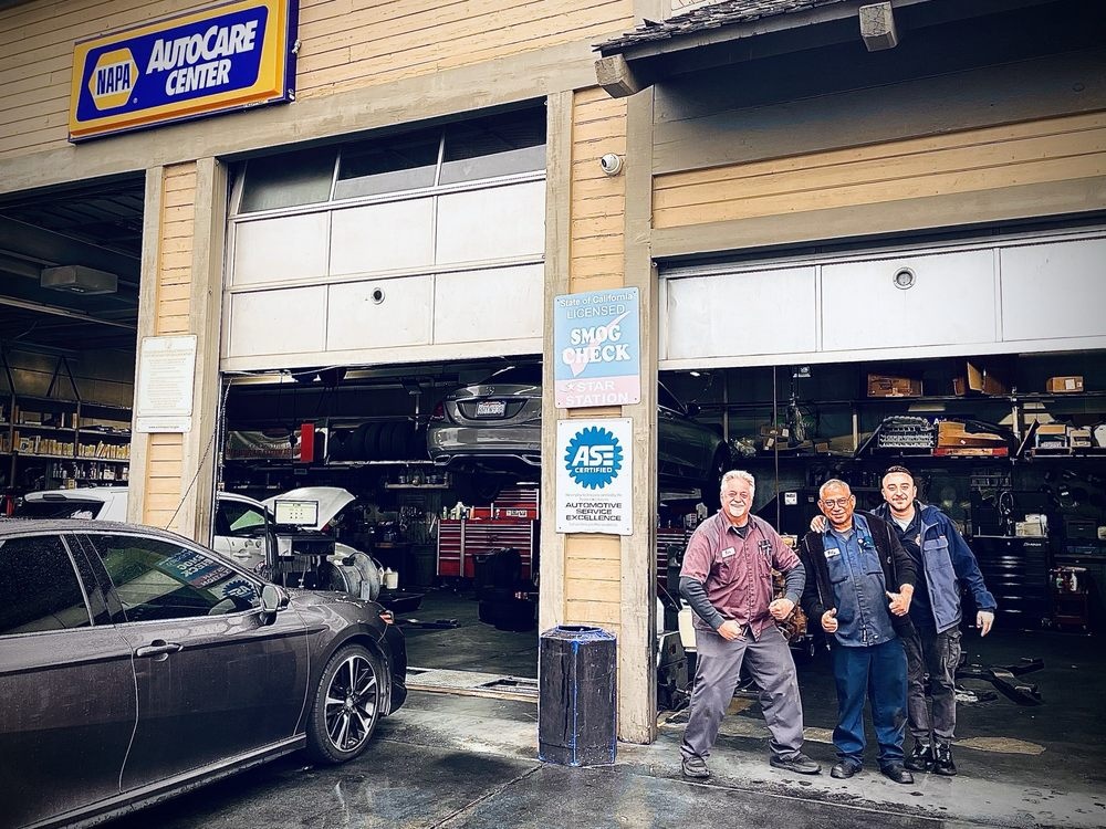 NAPA AutoCare certified repair and smog service bays at Haven Chevron